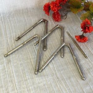 Vintage 1970s HMQ WALNUT NUT CRACKERS Seafood crab lobster tools & pick-lot of 5